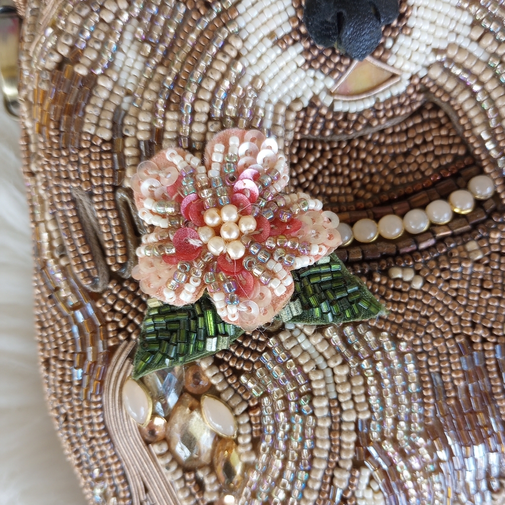 Mary Frances Rezzy Beaded Havanese Dog Novelty Bag - Picture 3 of 15